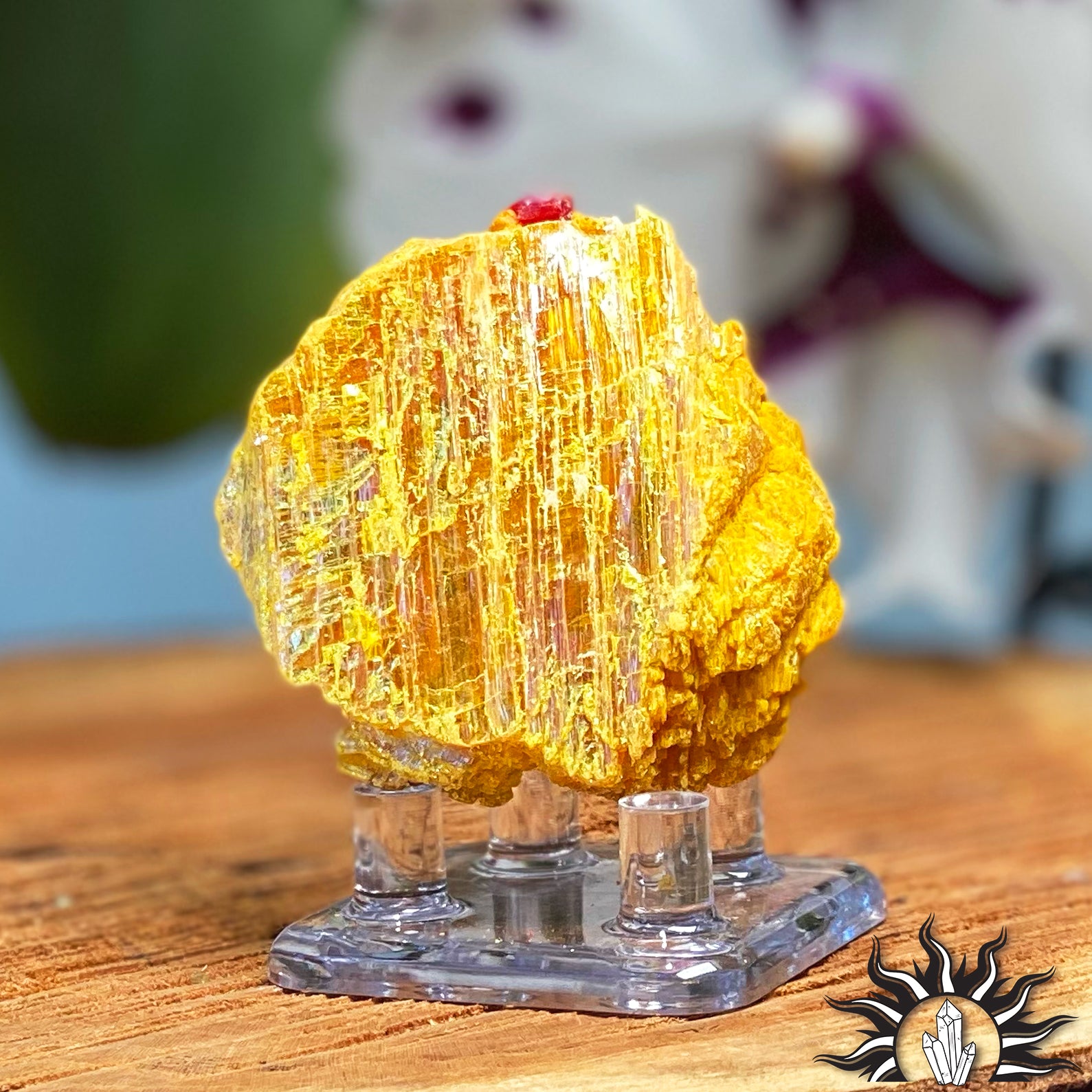 Orpiment with Realgar – Glowing Candle