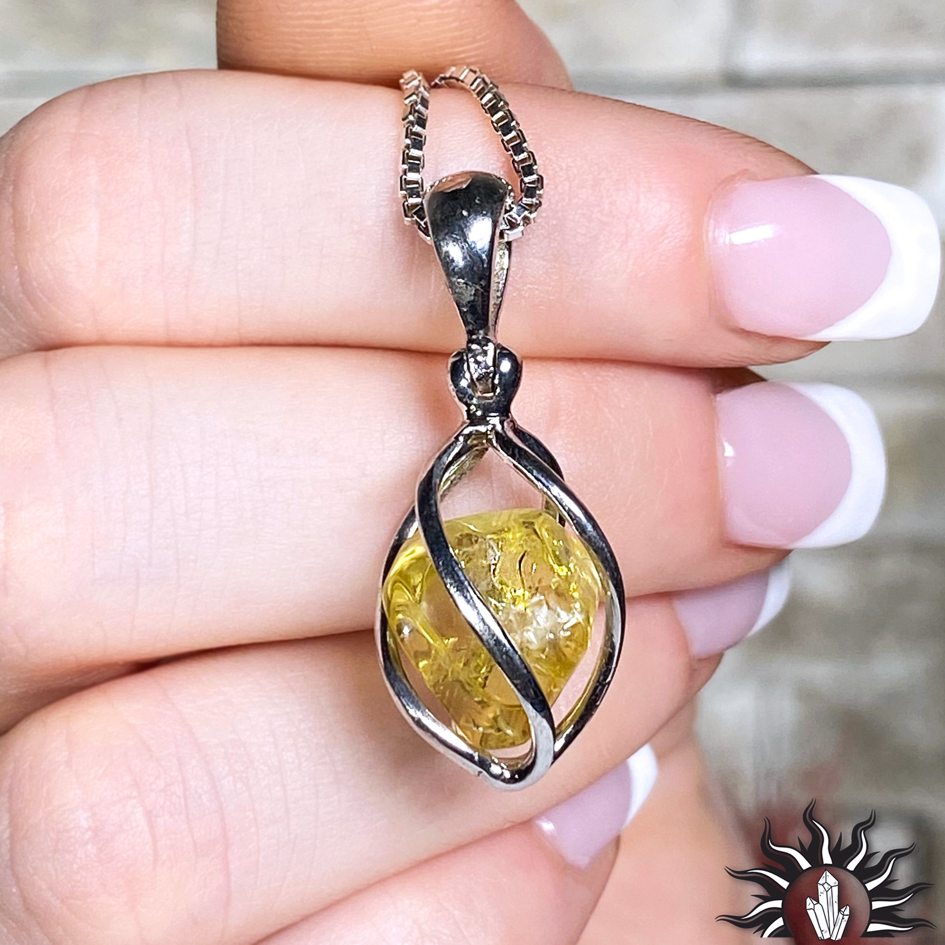 Heliodor pendant Clearance