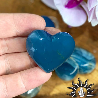 Blue Onyx Hearts