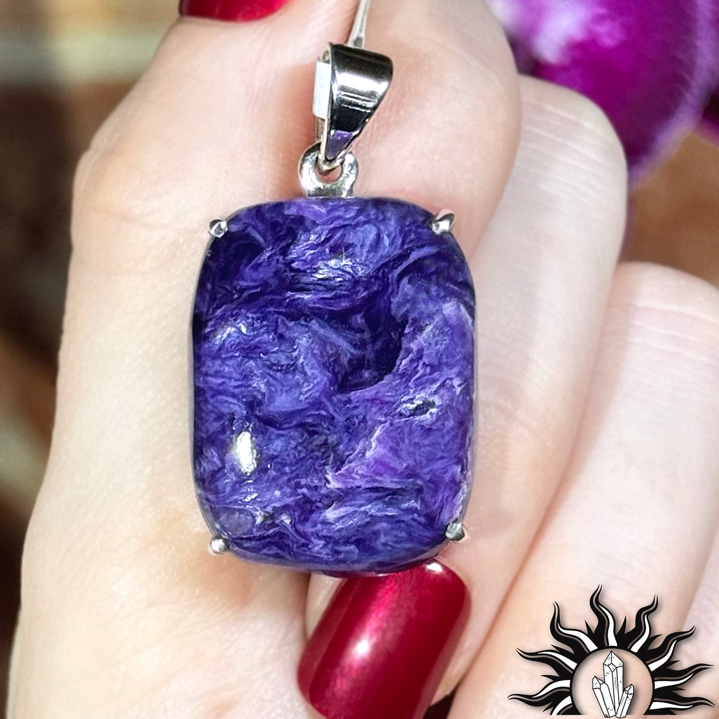 Charoite Pendant