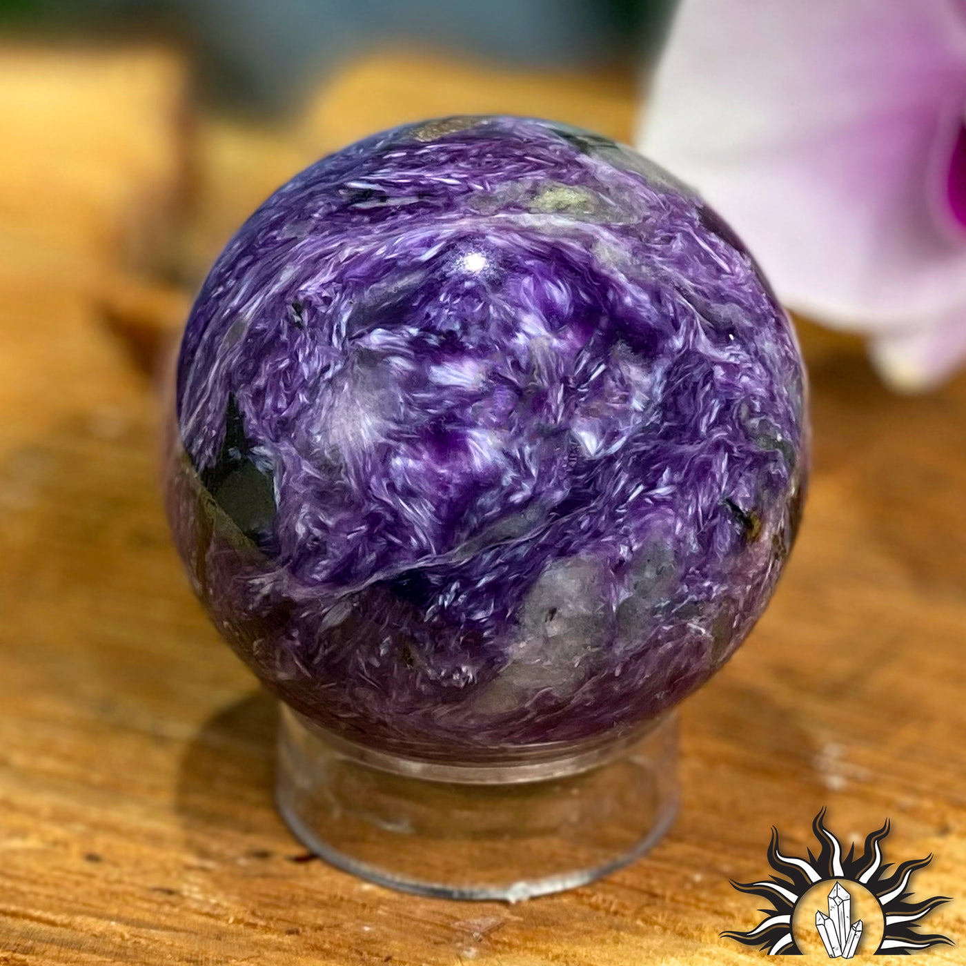 Charoite Sphere