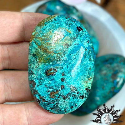 Chrysocolla Palm Stone