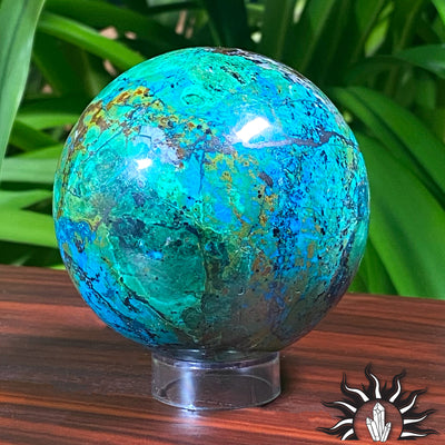 Chrysocolla Sphere 3"