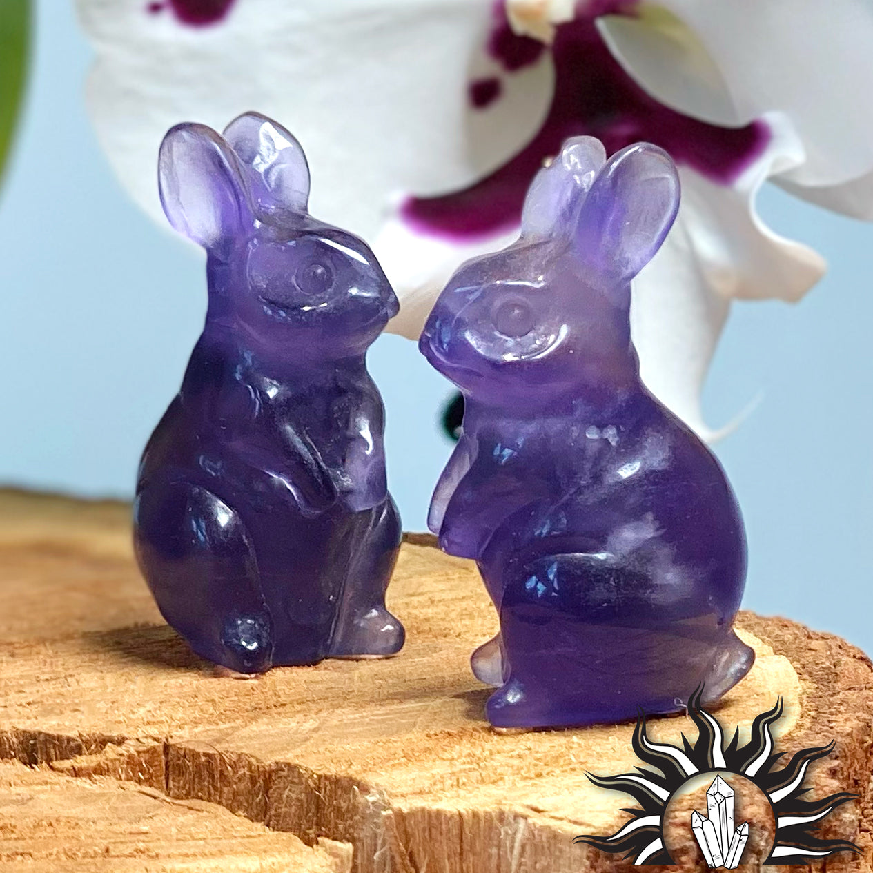 Purple Fluorite Rabbit