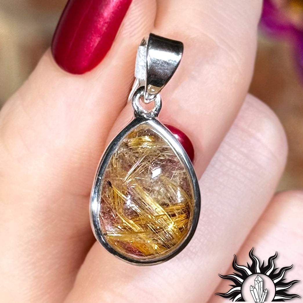 Rutilated Quartz Pendant