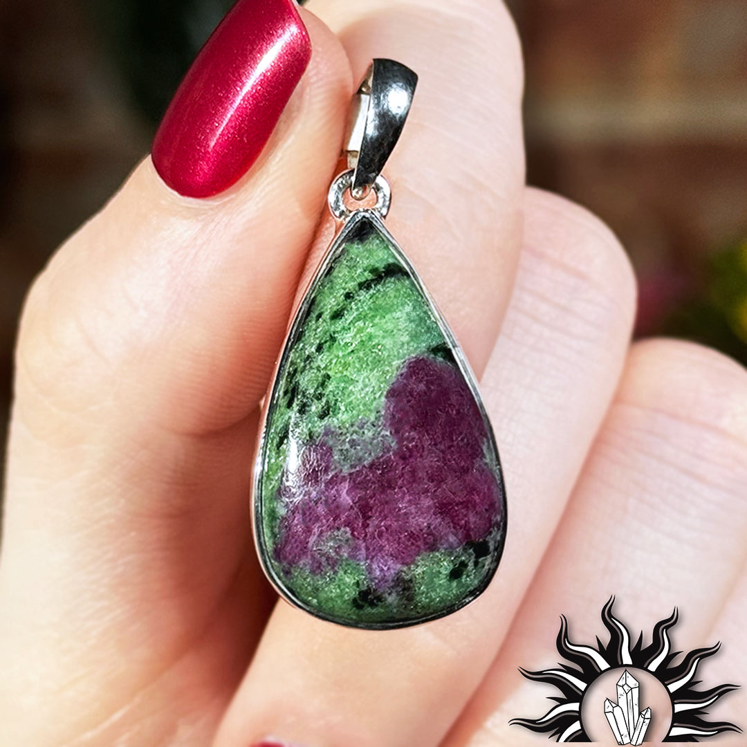 Ruby Zoisite Pendant