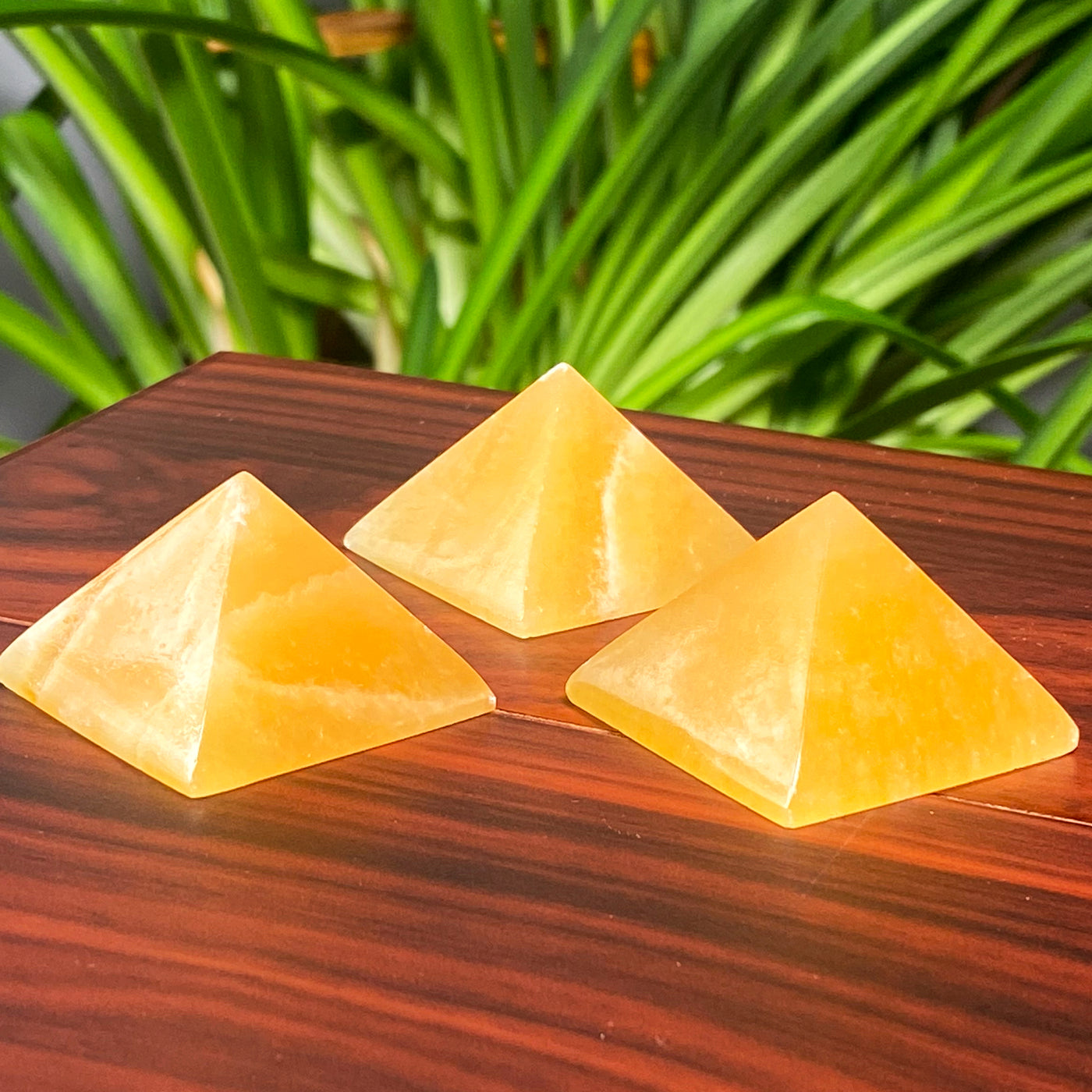 Orange Calcite Pyramid 1.5"
