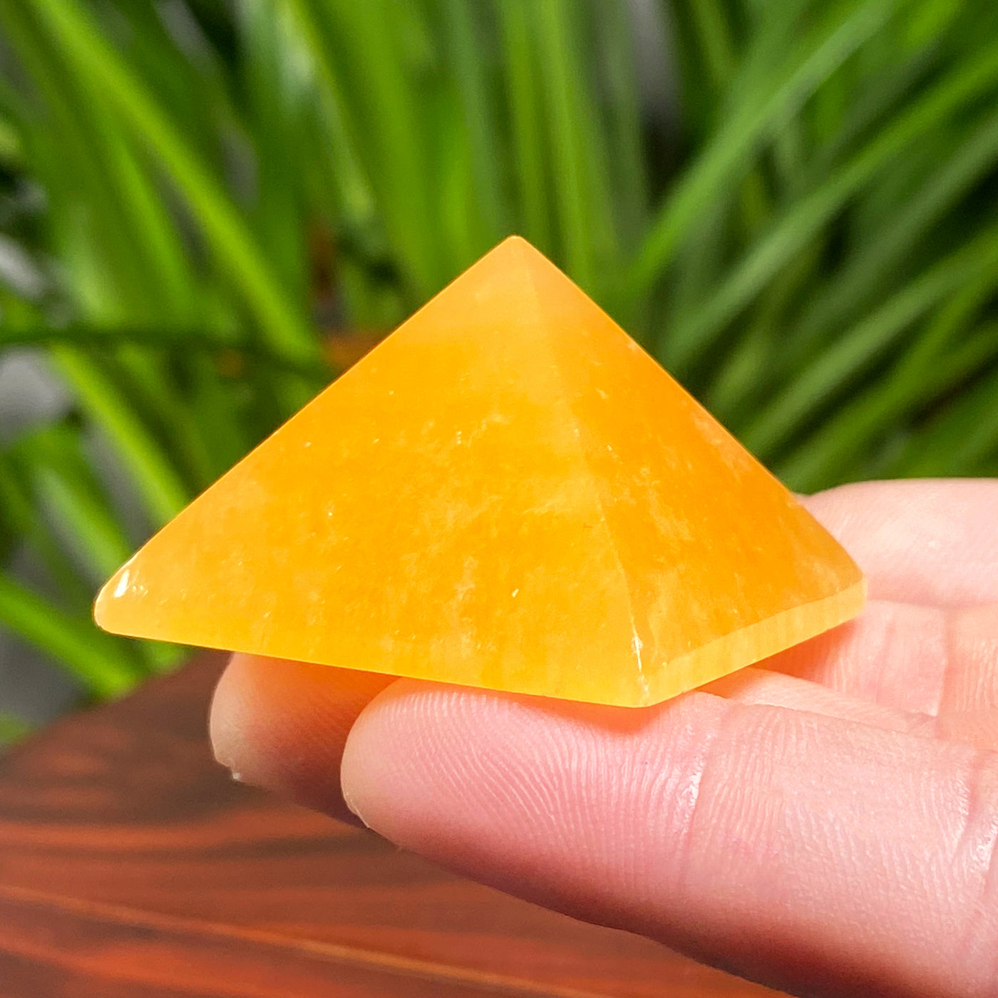 Orange Calcite Pyramid 1.5"