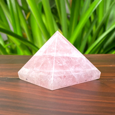 Rose Quartz Pyramid 2"